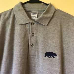 NWOT CAL BEARS gray polo